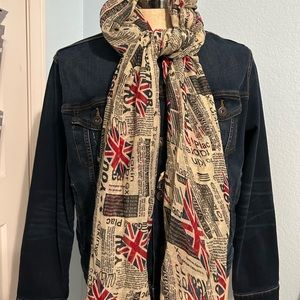 British themed scarf